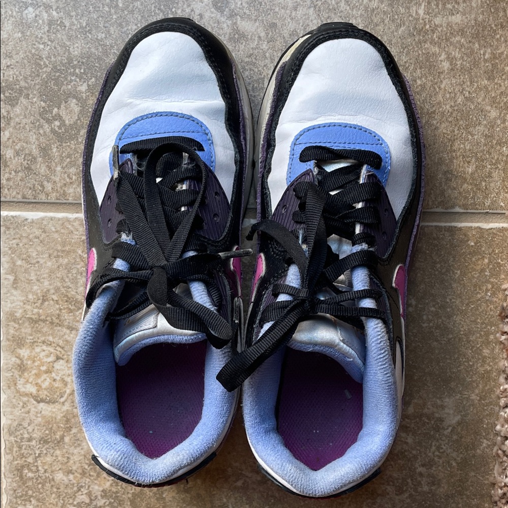 Nike Kids Sneakers - Black, White, Blue, Purple